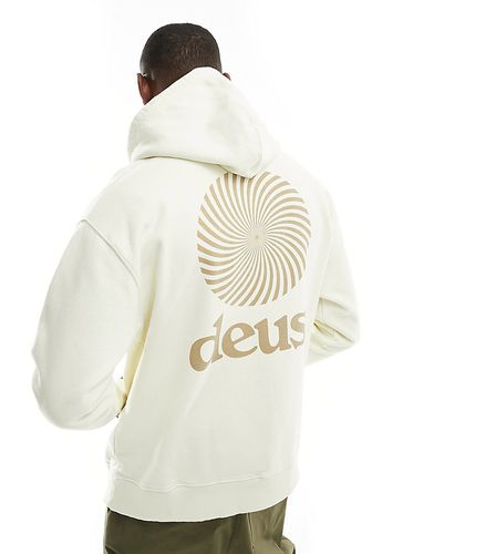 Sweat à capuche à motif vortex - Beige - Deus Ex Machina - Modalova