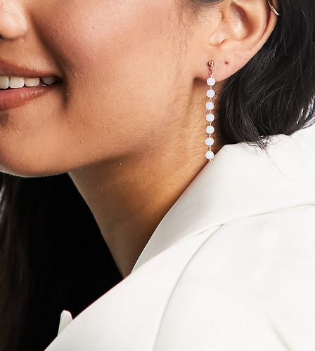 Boucles d'oreilles pendantes à breloques en verre - Designb London - Modalova