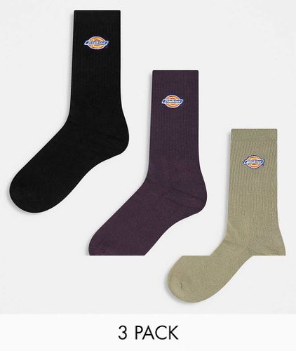 Valley Grove - Lot de 3 paires de chaussettes - Tons telluriens multicolores - Dickies - Modalova