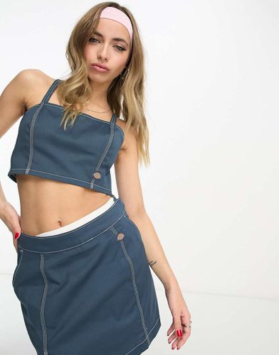 Whitford - Crop top style brassière - Bleu - Dickies - Modalova