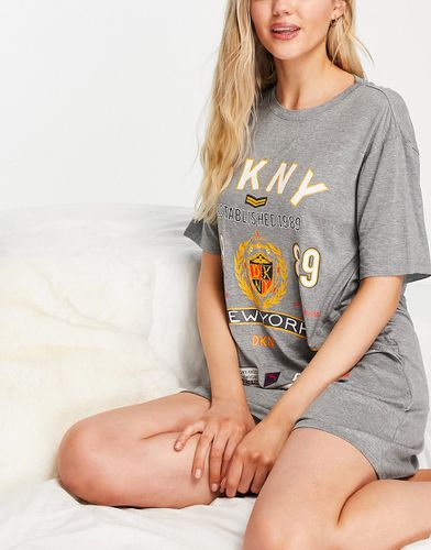 Chemise de nuit à logo en jersey - moyen - Dkny - Modalova
