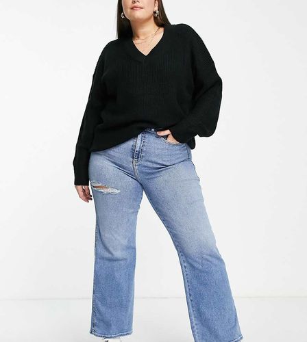 Moxy - Jean droit à taille ultra-haute - moyen - Dr Denim Plus - Modalova