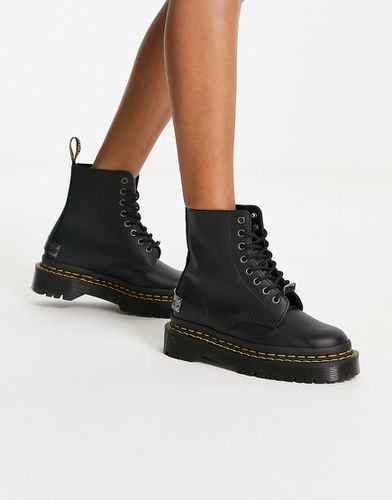 Bex - Bottines en cuir à doubles surpiqûres et 8 aillets - Dr Martens - Modalova