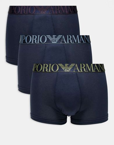 Emporio Armani - Bodywear - Lot de 3 boxers avec taille à logo - Armani Exchange - Modalova