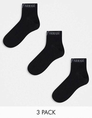 Emporio Armani - Bodywear - Lot de 3 paires de chaussettes - Armani Exchange - Modalova