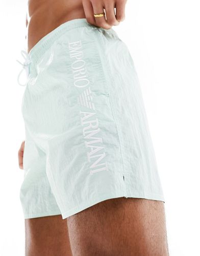 Bodywear - Short de bain à logo - menthe poivrée - Emporio Armani - Modalova
