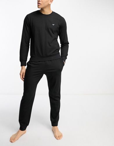 Bodywear - Top et pantalon de jogging confort - Noir - Emporio Armani - Modalova