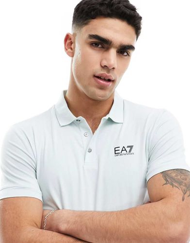 Emporio Armani - Polo en jersey avec logo - clair - Ea7 - Modalova