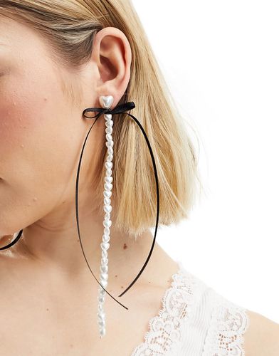 Édition Limitée - - Pendants d'oreilles à détail naud - Asos Design - Modalova