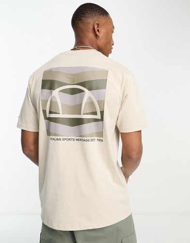 Sestra - T-shirt imprimé au dos - Taupe - Ellesse - Modalova