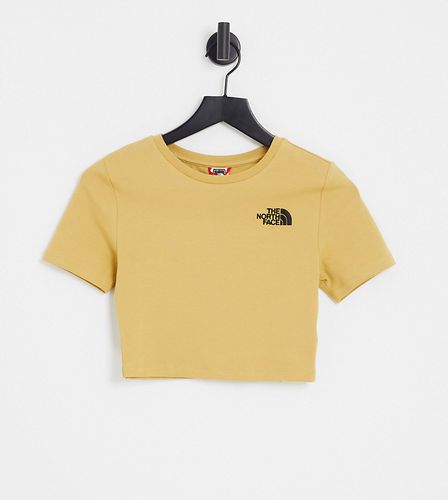 Exclusivité ASOS - - T-shirt crop top - Fauve - The North Face - Modalova