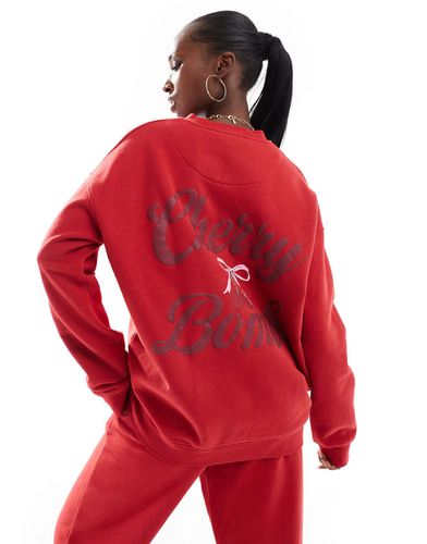 Exclusivité - Sweat d'ensemble avec inscription Cherry Bomb » au dos - The Frolic - Modalova