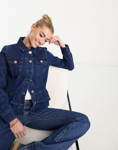 Veste en jean avec ourlet effrangé - Forever Unique - Modalova