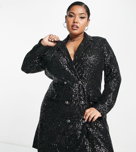 Robe blazer courte ornementée - Forever New Curve - Modalova