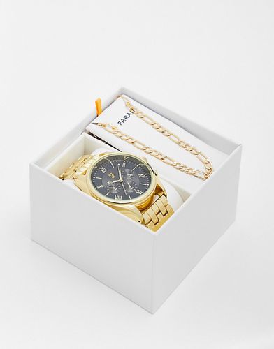 Tommy Hilfiger - Coffret-cadeau avec montre-bracelet et bracelet tressé