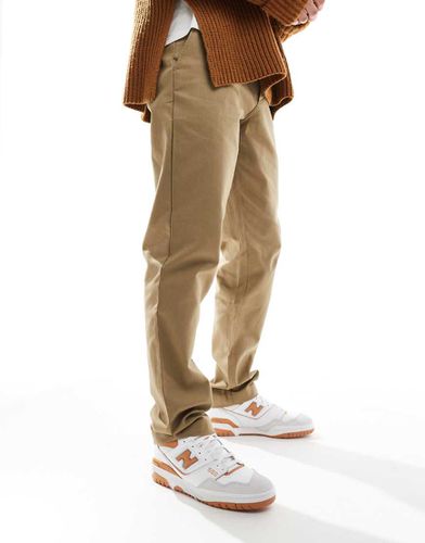 Norwood - Pantalon chino style workwear coupe classique en velours côtelé - Beige - Farah - Modalova