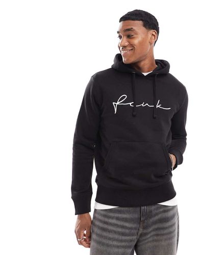 FCUK - Sweat à capuche à enfiler avec logo imprimé - French Connection Mens - Modalova