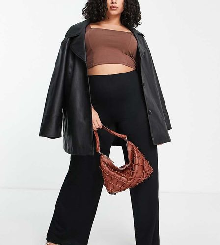 Pantalon basique ample à taille haute - Flounce London Plus - Modalova