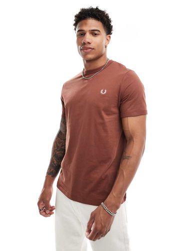 T-shirt à bords transparents - argile - Fred Perry - Modalova