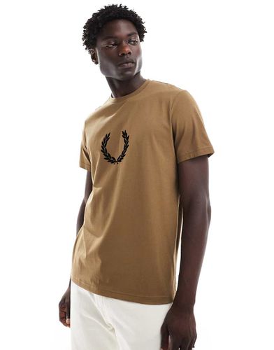 T-shirt avec couronne de laurier floquée - Fred Perry - Modalova