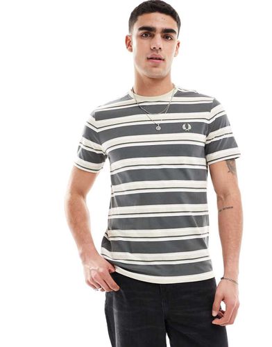 T-shirt rayé - Beige - Fred Perry - Modalova