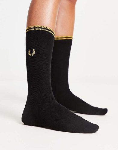 Chaussettes avec doubles liserés métallisés - Fred Perry - Modalova