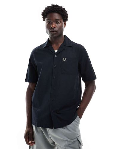 Chemise à revers légèrement texturée - Fred Perry - Modalova