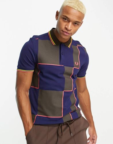 Polo à imprimé coloré - Fred Perry - Modalova