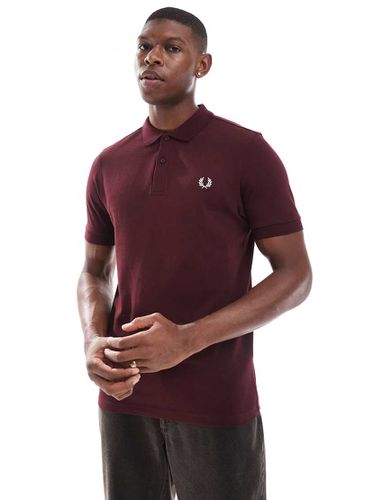 Polo uni - Bordeaux - Fred Perry - Modalova