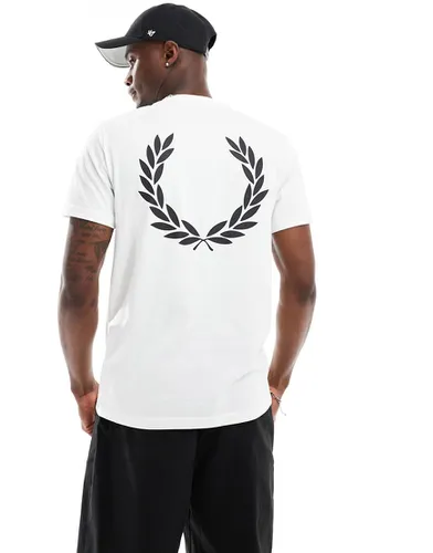 Rear Powder Laurel - T-shirt - Blanc - Fred Perry - Modalova