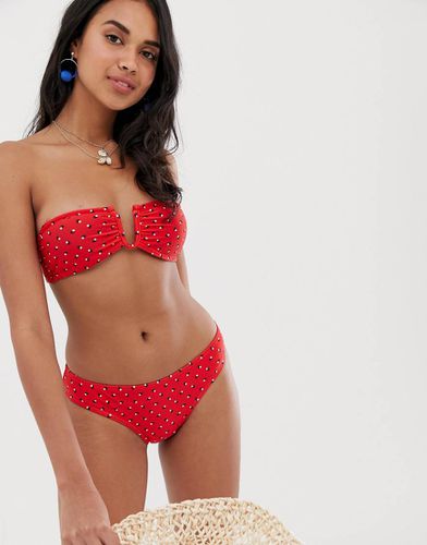 Fleur - Haut de bikini à pois - French Connection - Modalova