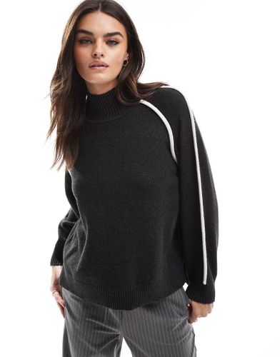 Pull en maille avec dtails contrastants - /blanc - French Connection - Modalova