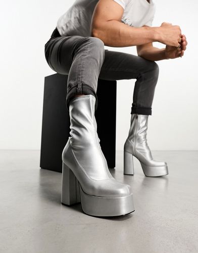 KOI - Bottines à talon et plateforme - métallisé - Koi Footwear - Modalova
