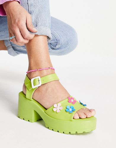 Cozy - Sandales chunky à fleurs - - LGREEN - Koi Footwear - Modalova