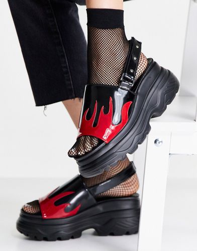 Ebo - Sandales chunky à motif flammes - - BLACK - Koi Footwear - Modalova