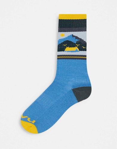 Moonwalk - Chaussettes à imprimé montagne - Kavu - Modalova