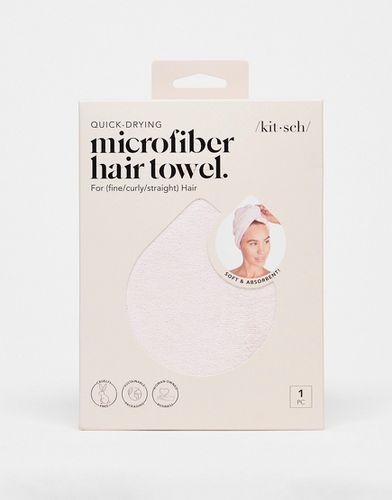 Serviette à cheveux en microfibre - Blush - Kitsch - Modalova