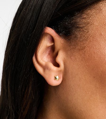 Clous d'oreilles étoile 5 mm en plaqué or - Kingsley Ryan - Modalova