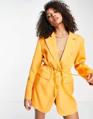 Robe blazer avec cordon de serrage à la taille - Kyo - Modalova