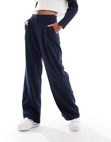 Pantalon ample habillé à fines rayures - Hollister - Modalova