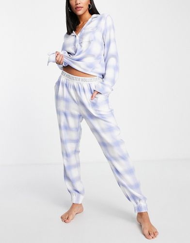 Pantalon de pyjama d'ensemble à carreaux - Hollister - Modalova