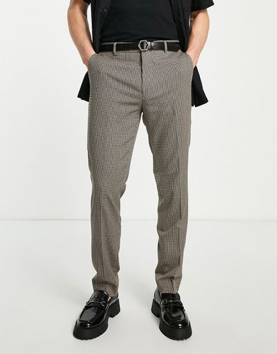 Pantalon de costume coupe skinny - Pied-de-poule - Harry Brown - Modalova