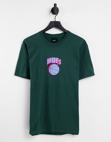 HUF - Eastern - T-shirt - Vert - Huf - Modalova