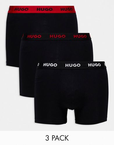 HUGO Bodywear - Lot de 3 boxers avec taille griffée - Hugo Red - Modalova