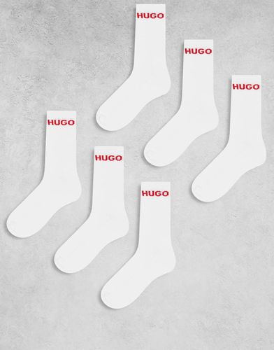 HUGO Bodywear - Lot de 6 paires de chaussettes côtelées - Boss Bodywear - Modalova