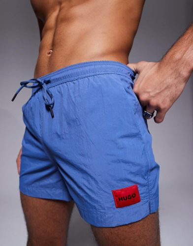 HUGO - Dominica - Short de bain avec tiquette rouge  logo - Hugo Red - Modalova