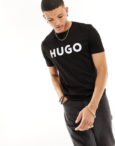 Hugo - Dulivio - T-shirt coupe boyfriend à logo - Hugo Red - Modalova