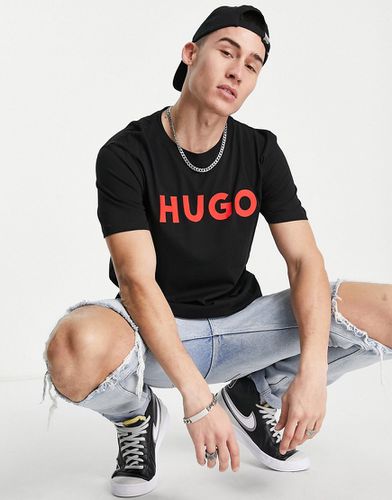 Hugo - Dulivio - T-shirt à logo rouge - Hugo Red - Modalova