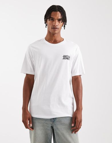 T-shirt avec logo sur le devant - Jack & Jones - Modalova