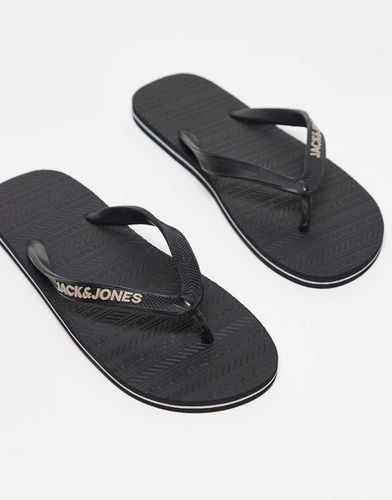 Jack & Jones - Tongs à logo - Noir - Jack & Jones - Modalova